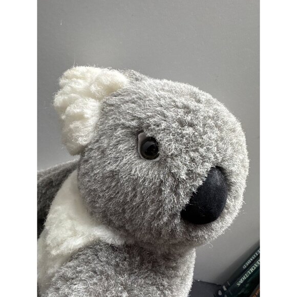 Vintage Applause Koala Plush Toy Soft Gray & White Stuffed Animal - Picture 3 of 9